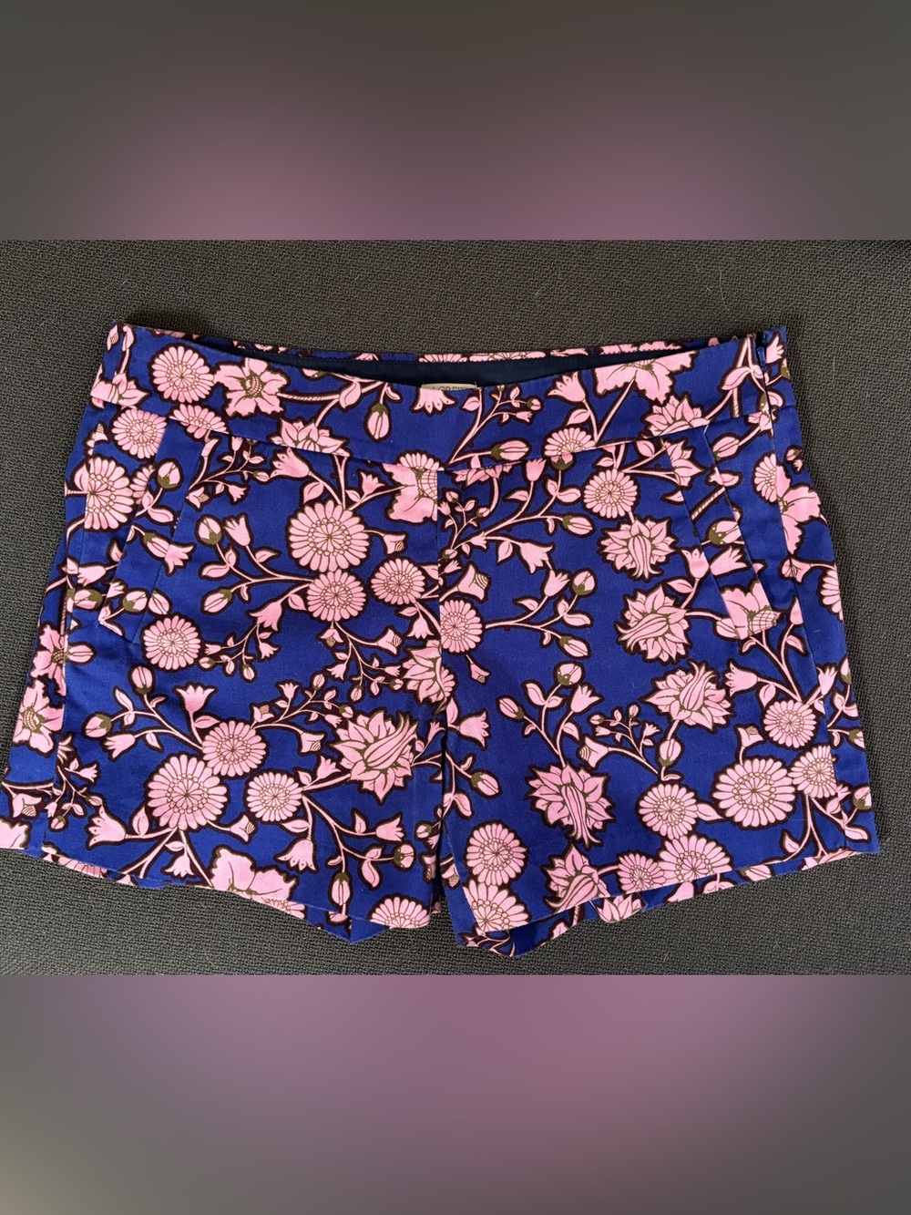 J. Crew vibrant floral print cotton shorts 8